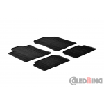 Original Gledring Passform Fußmatten Gummimatten 4 Tlg.+Fixing - Toyota Corolla Verso 2004->